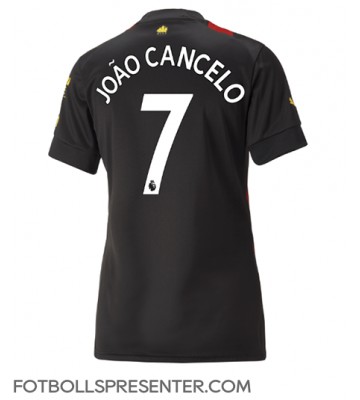 Manchester City Joao Cancelo #7 Borta Matchtröja Dam 2022-23 Kortärmad